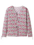 DAMEN STEPPJACKE MIT BLUMENMUSTER – LEICHTE GEPOLSTERTE